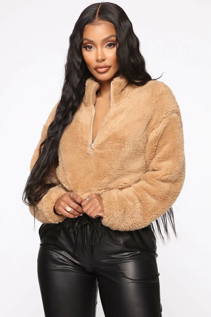 Fashion Nova Hoodies & Sweatshirts Cozy Love Pullover - Coco