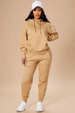 Fashion Nova Stole Your Boyfriend's Oversized Hoodie - Nude