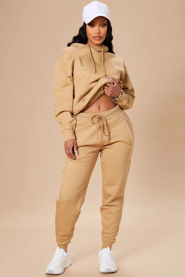 Fashion Nova Stole Your Boyfriend's Oversized Jogger - Nude Sweatpants & Joggers