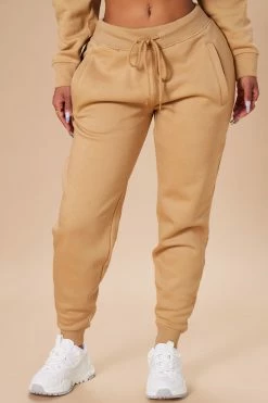 Fashion Nova Stole Your Boyfriend's Oversized Jogger - Nude Sweatpants & Joggers