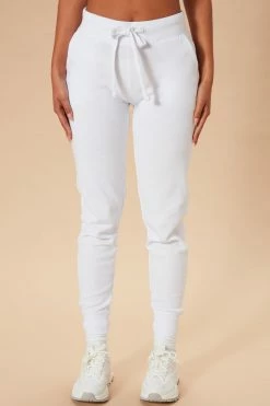 Fashion Nova Sweatpants & Joggers Relaxed Vibe Joggers - White