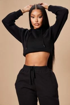 Fashion Nova Stole Your Boyfriend's Oversized Hoodie - Black