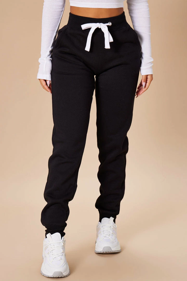 Fashion Nova Sweatpants & Joggers Relaxed Vibe Joggers - Black