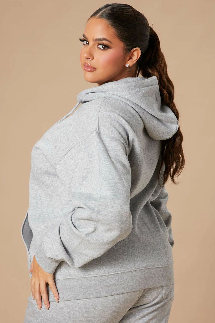 Fashion Nova Hoodies & Sweatshirts Stole Your Boyfriend's Oversized Hoodie - Heather Grey