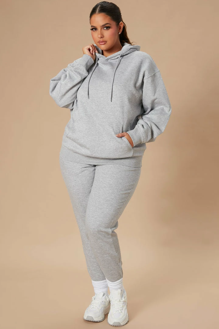 Fashion Nova Hoodies & Sweatshirts Stole Your Boyfriend's Oversized Hoodie - Heather Grey