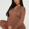 Hot Sale 🥰 Fashion Nova Loungewear Pant Sets Lets Chill Together Legging Set - Mocha 😉 2 Fashion Nova Loungewear Pant Sets Lets Chill Together Legging Set - Mocha