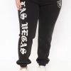Fashion Nova NFL Raiders Washed Sweatpant - Black Sweatpants & Joggers
