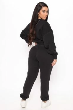 Fashion Nova NFL Raiders Washed Sweatpant - Black Sweatpants & Joggers
