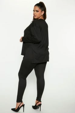 Deals β¨ Fashion Nova Lets Chill Together Legging Set - Black π 13 Fashion Nova Lets Chill Together Legging Set - Black