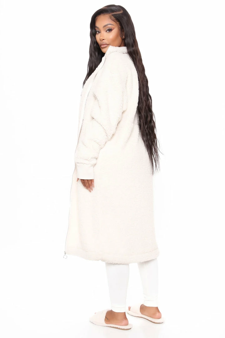 Outlet 👏 Fashion Nova Cabin Stay Sherpa Jacket - Ivory Hoodies & Sweatshirts 🎉 5 Fashion Nova Cabin Stay Sherpa Jacket - Ivory Hoodies & Sweatshirts