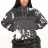 Fashion Nova Hoodies & Sweatshirts Back In Black ACDC Hoodie - Black/white