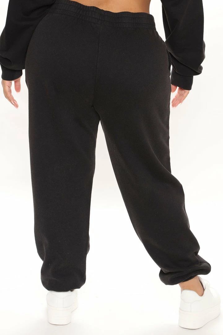 Fashion Nova NFL Raiders Washed Sweatpant - Black Sweatpants & Joggers