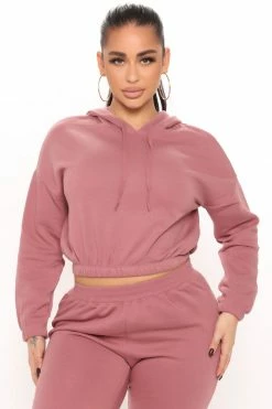 Fashion Nova Loungewear Sets Get Ready Jogger Set - Mauve