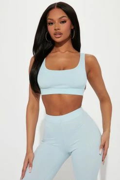 Fashion Nova Loungewear Sets Just Like Heaven Legging Set - Light Blue