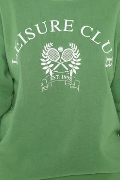 Fashion Nova New Members Club Jogger Set - Green Loungewear Sets