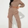 Buy 👏 Fashion Nova My Day Off Lounge Set - Mocha ❤️ 1 Fashion Nova My Day Off Lounge Set - Mocha