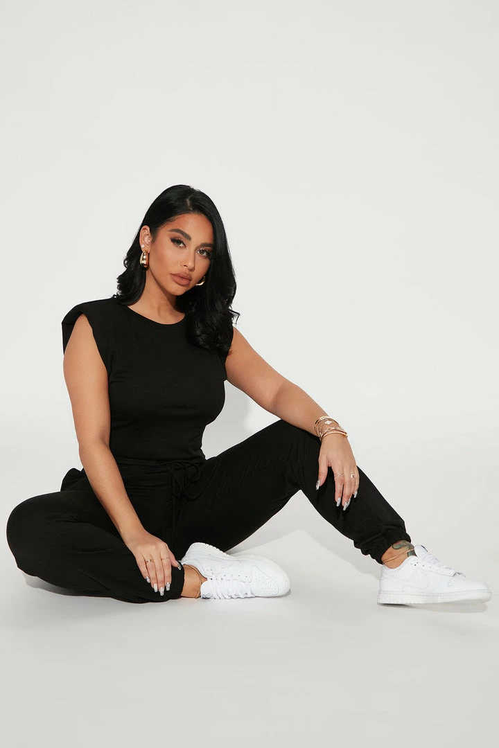 Hot Sale โค๏ธ Fashion Nova Life Of Leisure Jogger Set - Black ๐ฏ 3 Fashion Nova Life Of Leisure Jogger Set - Black