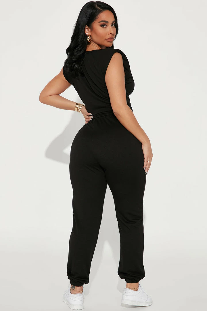 Hot Sale โค๏ธ Fashion Nova Life Of Leisure Jogger Set - Black ๐ฏ 5 Fashion Nova Life Of Leisure Jogger Set - Black