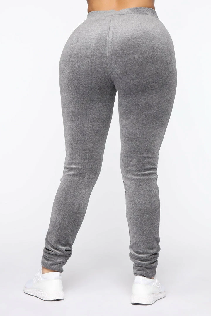 Fashion Nova Loungewear Sets Cozy Day Everyday Pant Set - Charcoal