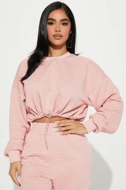 Fashion Nova Let Me Relax Jogger Set - Pink