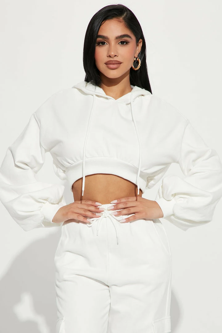 Brand new 🧨 Fashion Nova Chill Days Cargo Pant Set - White 😀 4 Fashion Nova Chill Days Cargo Pant Set - White