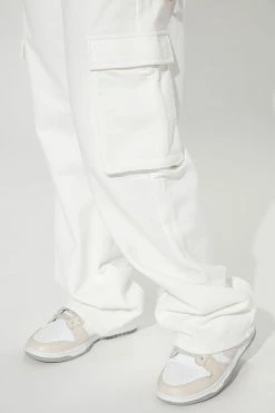 Brand new 🧨 Fashion Nova Chill Days Cargo Pant Set - White 😀 8 Fashion Nova Chill Days Cargo Pant Set - White