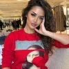 Fashion Nova Fake Smile Sweatshirt - Red Hoodies & Sweatshirts