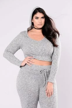Fashion Nova Wanderlust Hoodie - Grey Hoodies & Sweatshirts