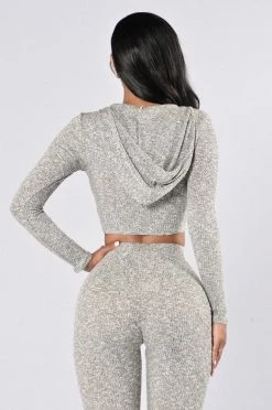 Fashion Nova Wanderlust Hoodie - Grey Hoodies & Sweatshirts