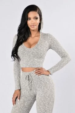 Fashion Nova Wanderlust Hoodie - Grey Hoodies & Sweatshirts