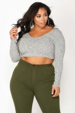 Fashion Nova Wanderlust Hoodie - Grey Hoodies & Sweatshirts