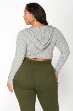 Fashion Nova Wanderlust Hoodie - Grey Hoodies & Sweatshirts