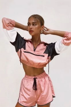 Fashion Nova Making A Statement Lounge Set - Mauve/Multi Loungewear Sets