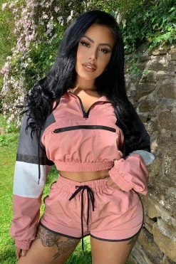 Fashion Nova Making A Statement Lounge Set - Mauve/Multi Loungewear Sets