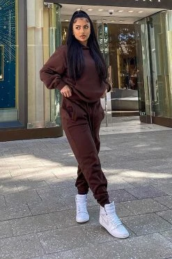 Fashion Nova Stole Your Boyfriend's Oversized Hoodie - Chocolate Hoodies & Sweatshirts