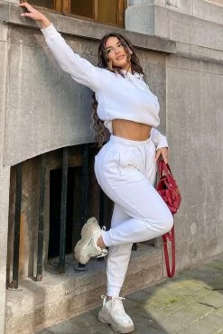Fashion Nova Stole Your Boyfriend's Oversized Hoodie - White