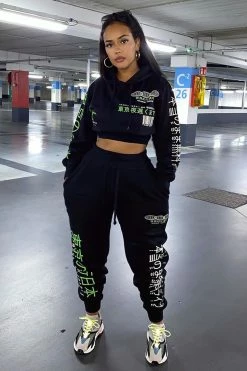 Fashion Nova Sweatpants & Joggers Taking Over Sweatpants - Black