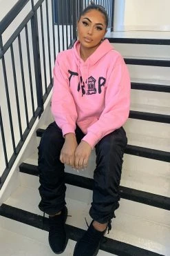 Fashion Nova Trap House Party Hoodie - Pink