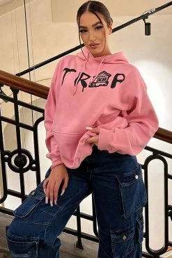 Fashion Nova Trap House Party Hoodie - Pink