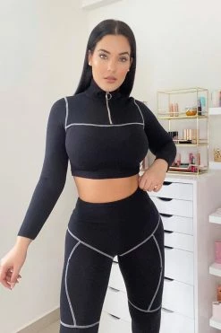 Fashion Nova Weekend Warrior Pant Set - Black Loungewear Sets